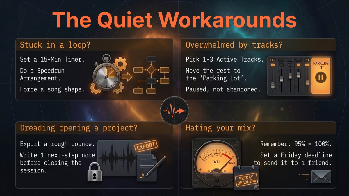 The Quiet Workarounds: What Producers Are Doing to Finish More Music